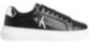 Calvin Klein Zwarte Sneaker van Hoogwaardig Polyester met Contrasterende Details Black Dames - Thumbnail 10