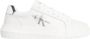 Calvin Klein Witte Polyester Sneaker met Contrasterende Details White Dames - Thumbnail 5