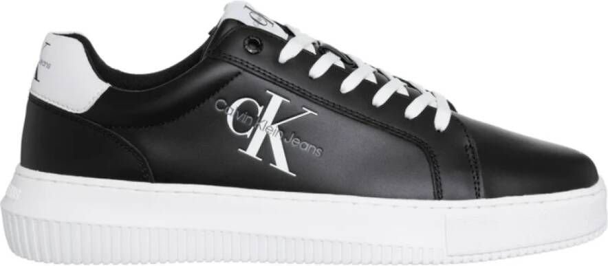 Calvin Klein Chunky Cupsole Sneakers Zwart Wit