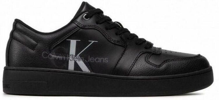 Calvin Klein Cupsole laceup basket shoes Zwart Heren