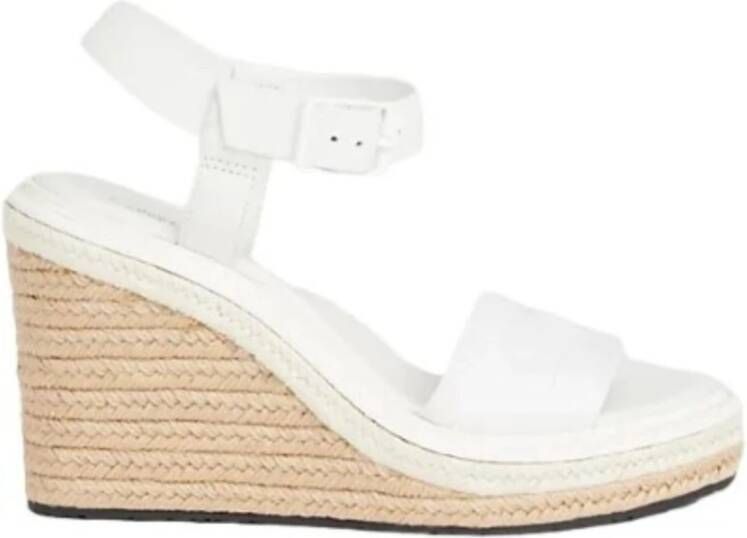 Calvin Klein Dames Sleehak Sandalen White Dames