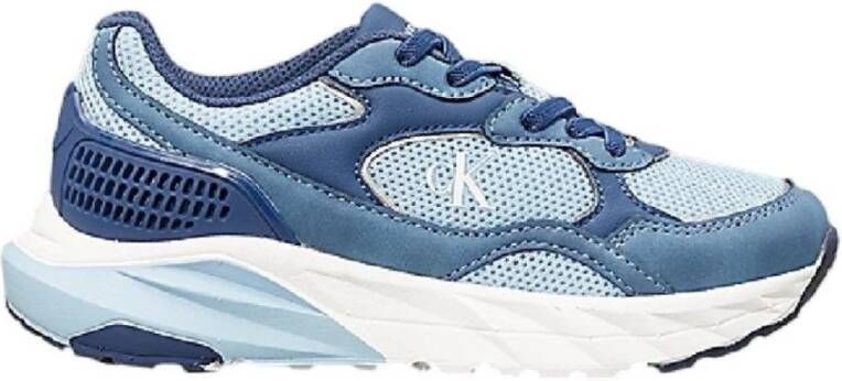 Calvin Klein Denim Lace-Up Sneakers voor Kinderen