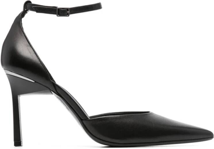 Calvin Klein Elegant Zwart Pump Strap Hakken Black Dames