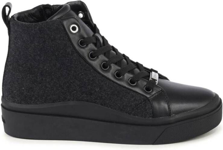 Calvin Klein Grijze HighTop Platform Sneakers