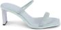 Calvin Klein Groene Leren Sandalen met Hak - Thumbnail 1