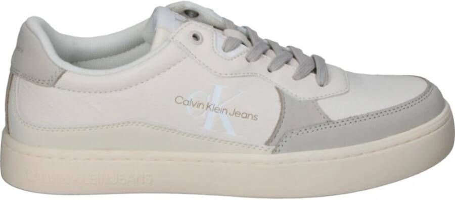 Calvin Klein Elegante witte sneakers met contrasterende accenten White Heren - Foto 3