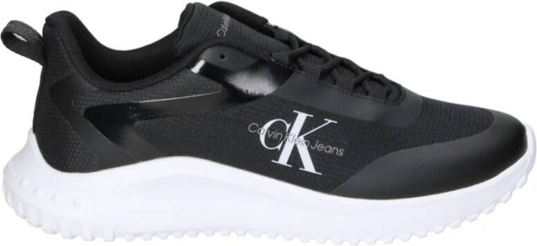Calvin Klein Jeans Casual Zwarte Textiel Sneakers oor Heren Black Heren