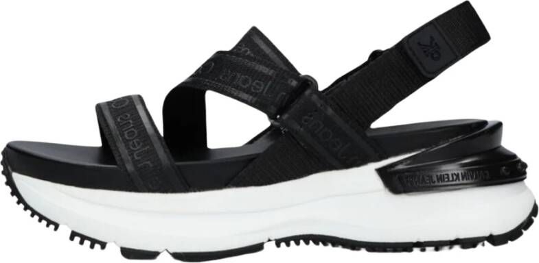 Calvin Klein Hybrid Sandal Zwarte Slipper Black Dames