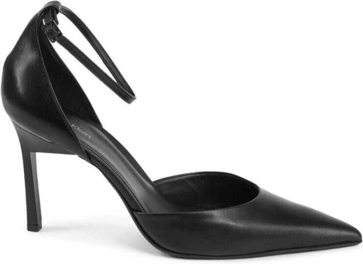 Calvin Klein Elegant Zwart Pump Strap Hakken Black Dames
