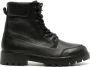 Calvin Klein Jeans Zwarte Combat Laceup Booties Black Heren - Thumbnail 3