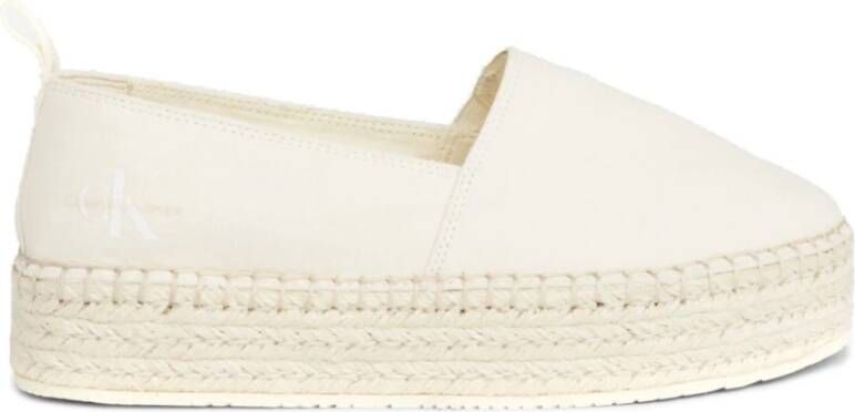 Calvin Klein Jeans Beige Espadrilles voor Vrouwen Beige Dames