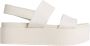 Calvin Klein Jeans Beige Platte Sandalen voor Vrouwen - Thumbnail 1