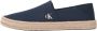 Calvin Klein Jeans Blauwe Canvas Espadrilles - Thumbnail 4
