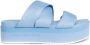 Calvin Klein Slippers FLATFORM SANDAL WEBBING IN MR plateau zomerschoen slippers met logo-opdruk - Thumbnail 1