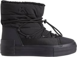 Calvin Klein Jeans Bold Vulc Flatf Snow Boot Zwarte Enkellaarzen voor Dames