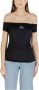 Calvin Klein Jeans Boot hals korte mouw top - Thumbnail 1