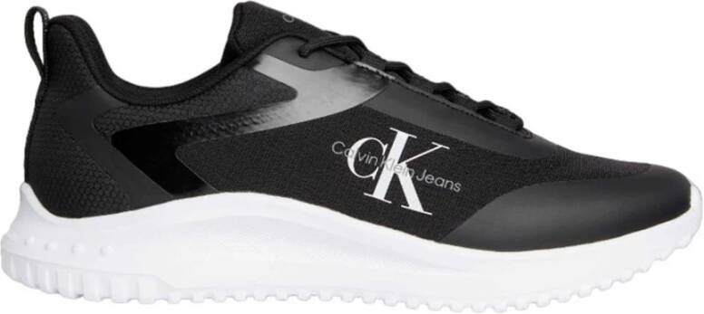 Calvin Klein Jeans Casual Zwarte Textiel Sneakers oor Heren Black Heren - Foto 1
