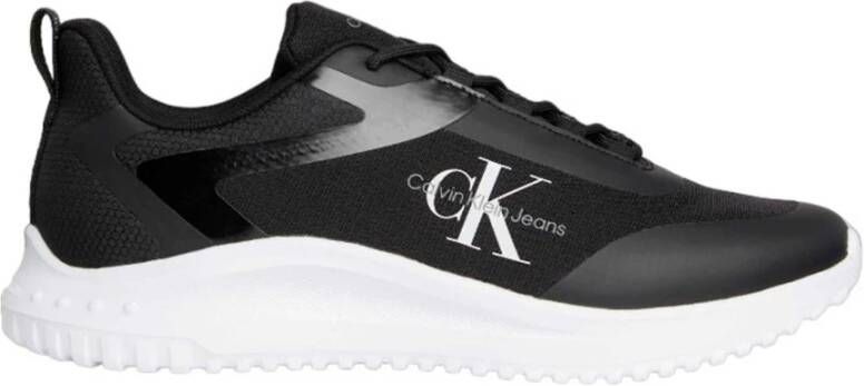 Calvin Klein Jeans Casual Zwarte Textiel Sneakers oor Heren Black Heren Schoenen
