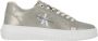 Calvin Klein Plateausneakers CHUNKY CUPSOLE LACEUP LTH ML MTL vrijetijdsschoen lage schoen veterschoen in metallic-look - Thumbnail 1