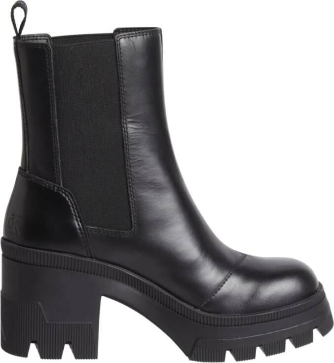 Calvin Klein Jeans Chelsea boots met blokhak model 'CHUNKY HEELED' - Foto 3