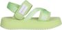 Calvin Klein Jeans Flat Sandals Green Dames - Thumbnail 1