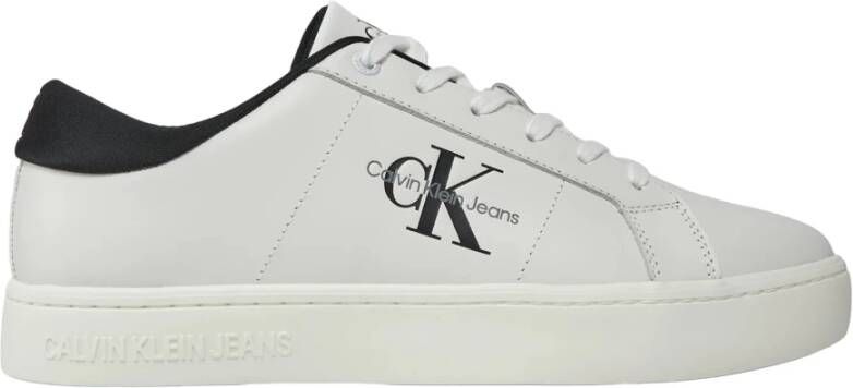 Calvin Klein Jeans Klassieke Cupsole Lage Sneakers White Heren