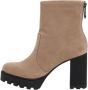 Calvin Klein Highheel-laarsjes HEEL PLATFORM ZIP BOOT SS blokhak plateau enkellaars praktische hielrits - Thumbnail 1