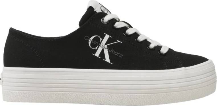 Calvin Klein Jeans Lage Sneakers Black Dames