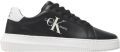 Calvin Klein Plateausneakers SEAMUS 20L vrijetijdsschoen lage schoen veterschoen met contrast bies - Zwart