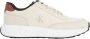 Calvin Klein Jeans Leren Heren Sneakers Lente Zomer Collectie Beige Heren - Thumbnail 2