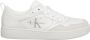 Calvin Klein YM0YM00574 Basket Cupsole Low Heren Sneaker 0K4-Triple-B.White - Thumbnail 2