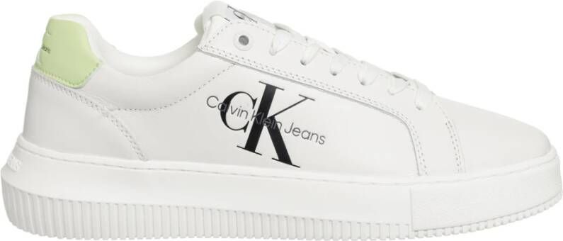 Calvin Klein Jeans Leren Vetersneakers