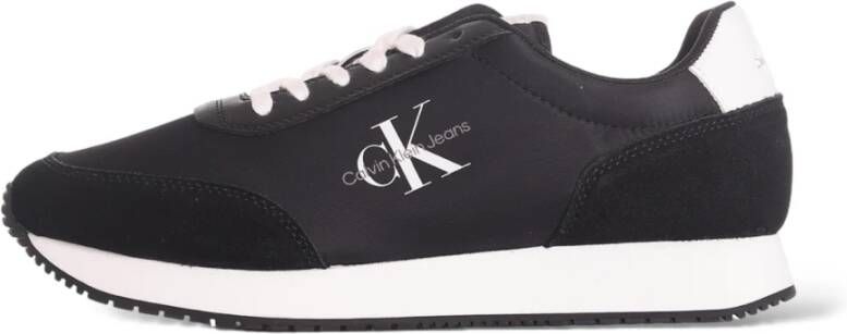 Calvin Klein Jeans Milieuvriendelijke Sneakers met Schuim Binnenzool en Gerecyclede Materialen Black Heren