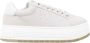 Calvin Klein Jeans Moderne Suède Sneakers met Plateauzool - Thumbnail 1