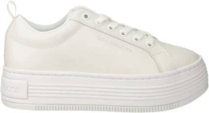 Calvin Klein Jeans Platte Lage Lace Sneakers White Dames