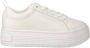 Calvin Klein Jeans Witte Leren Sneakers voor Vrouwen White Dames - Thumbnail 6