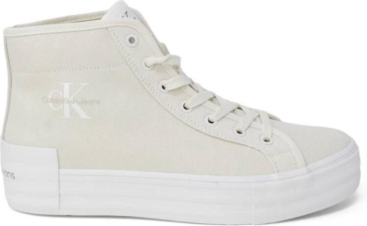 Calvin Klein Hoge veterschoenen BOLD VULC FLATF MID CS ML BTW