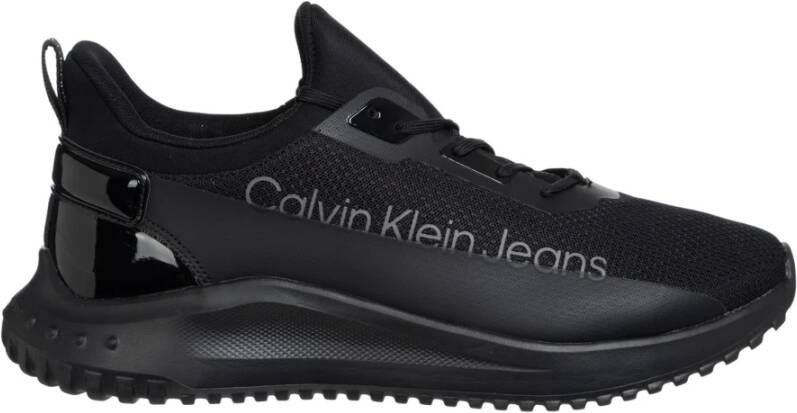 Calvin Klein Jeans Casual Zwarte Textiel Sneakers voor Heren Black Heren