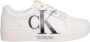 Calvin Klein Witte Polyester Sneaker met Contrasterende Details White Dames - Thumbnail 7