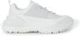 Calvin Klein Jeans Witte Leren Vetersneakers White Heren - Thumbnail 1