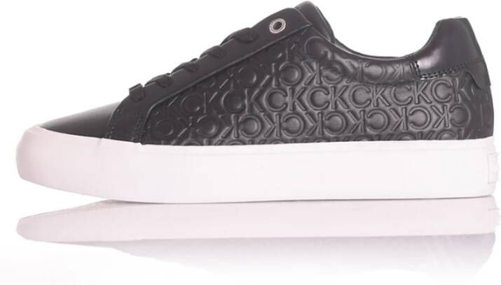 Calvin Klein Zwarte Sneakers voor Vrouwen Black Dames