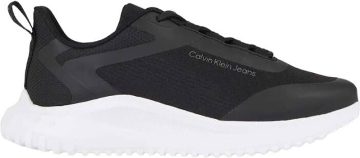 Calvin Klein Jeans Zwarte casual textielen damessneakers Black Dames