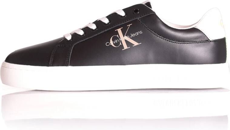 Calvin Klein Contrasterende Detail Sneaker voor Zwart