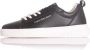 Calvin Klein Zwarte Leren Sneakers Black Heren - Thumbnail 6