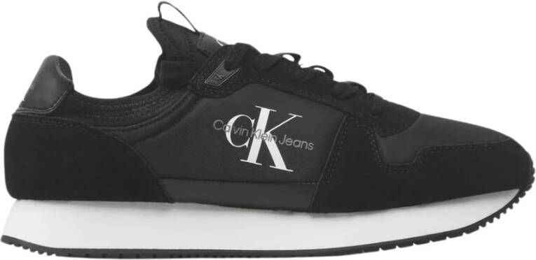 Calvin Klein Jeans Sportieve Veterschoenen met Rubberen Zool Black Heren - Foto 3