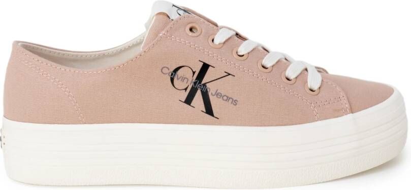 Calvin Klein Jeans Vulc Flatform Essent Yw0Yw010300J1 Beige Dames - Foto 6