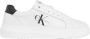 Calvin Klein Plateausneakers CHUNKY CUPSOLE MONO LTH WN vrijetijdsschoen lage schoen veterschoen met ck-opdruk aan de zijkant - Thumbnail 2