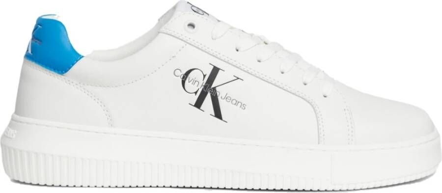 Calvin Klein Stijlvolle Sneakers voor Mannen en Vrouwen White Heren