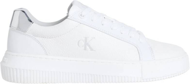 Calvin Klein Sneakers CHUNKY CUPSOLE LOW MG veterschoenen vrijetijdsschoen lage schoen met hielcontrast