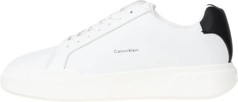 Calvin Klein Jeans Witte Sneakers met Modern Ontwerp